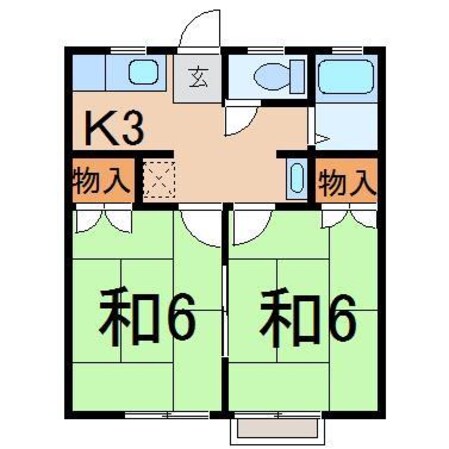 セントラルコーポＫの物件間取画像